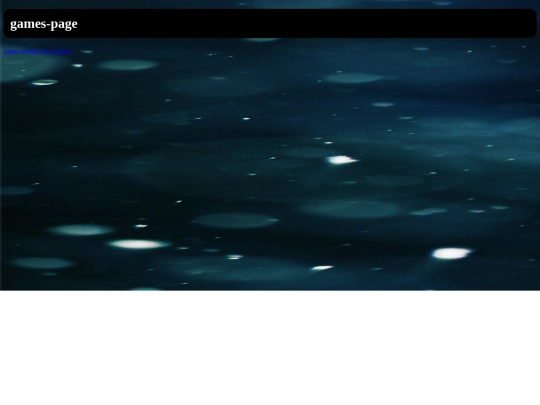 games-page screenshot