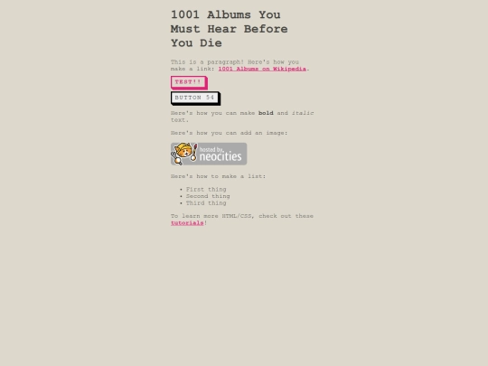 1001albums screenshot