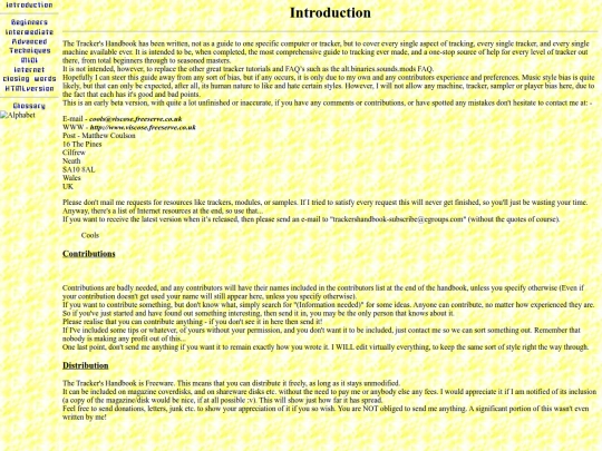 Handbook screenshot