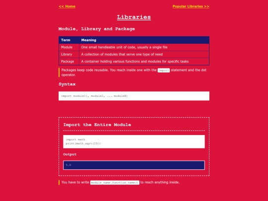 Grade 10/Libraries screenshot