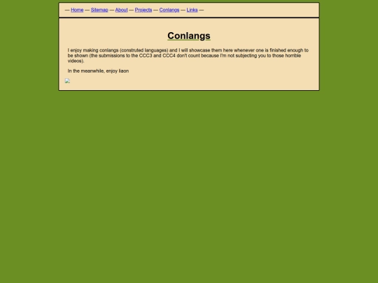 conlangs screenshot