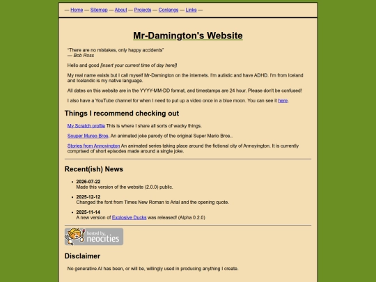 index screenshot
