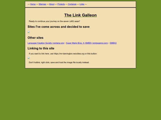 links screenshot