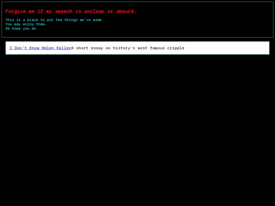 index screenshot
