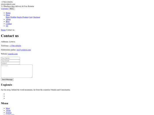contact screenshot