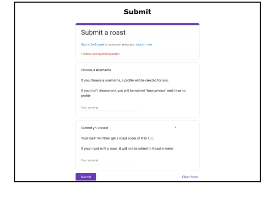 submit screenshot
