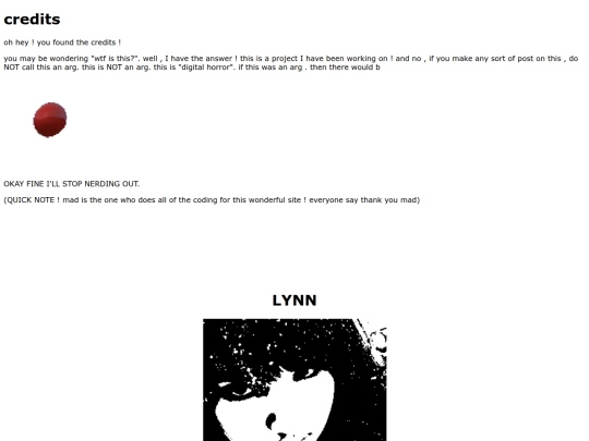 credits screenshot
