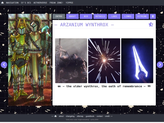solfallparadise/oc/arzanium-wynthrox screenshot