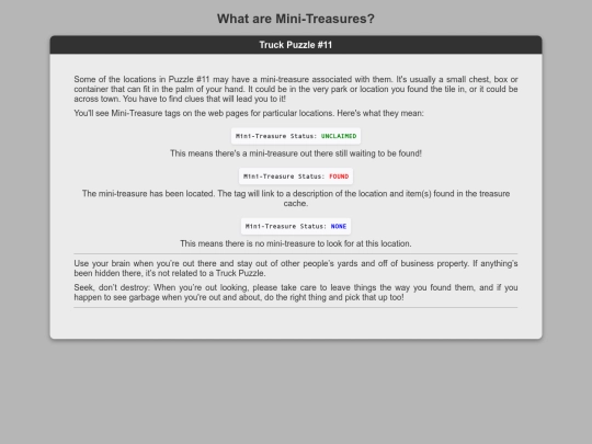 test/mini-treasure screenshot