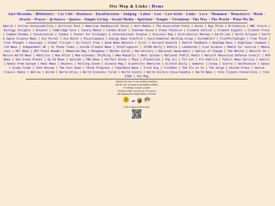 links screenshot
