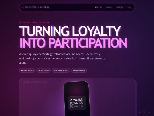 loyalty-testing screenshot