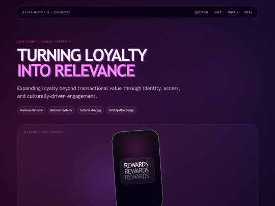loyalty screenshot