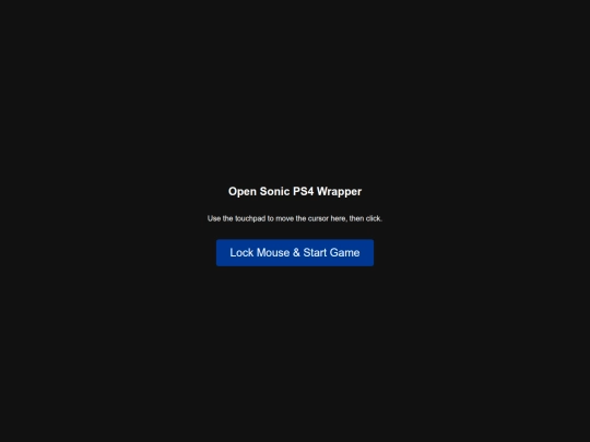 games/opensonic screenshot