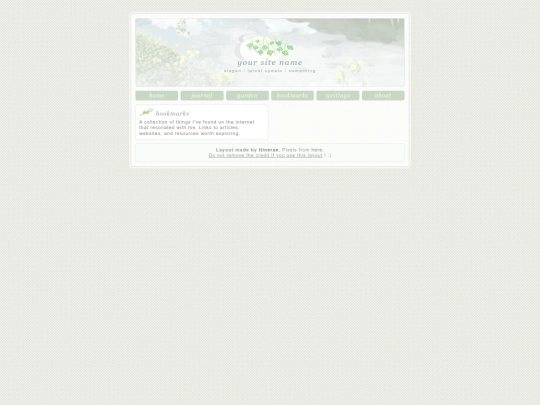 bookmarks screenshot