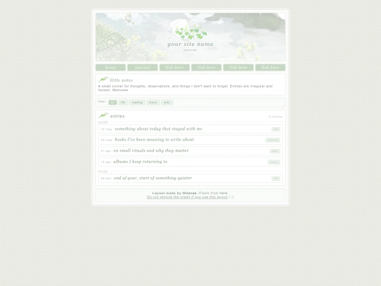 journal screenshot