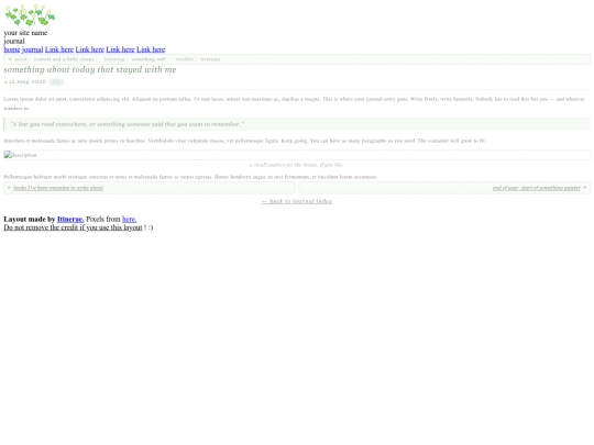 journal/entry-template screenshot