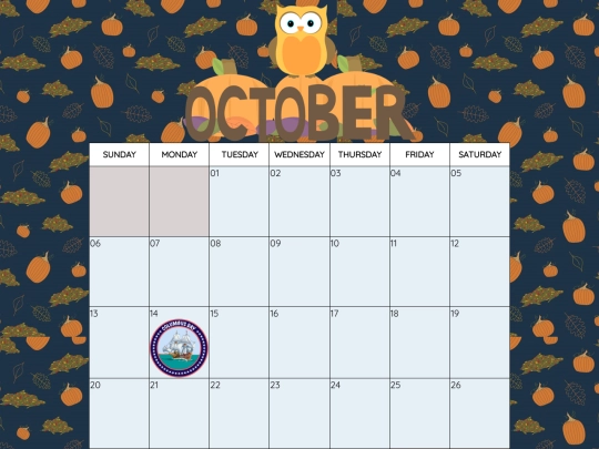 calendar/oct screenshot