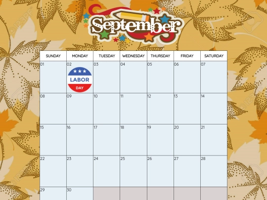 calendar/sep screenshot
