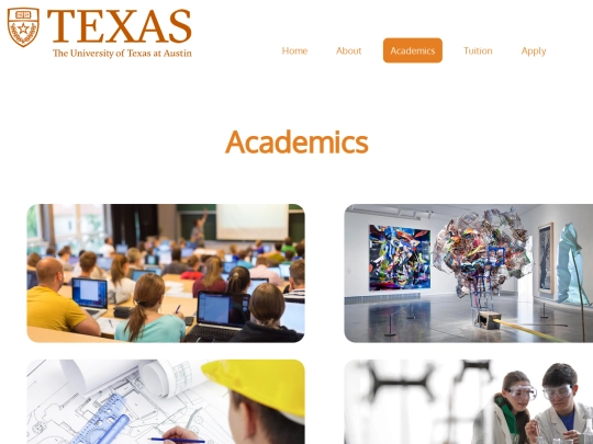 college/academics screenshot