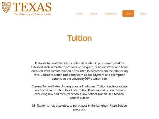 college/tuition screenshot