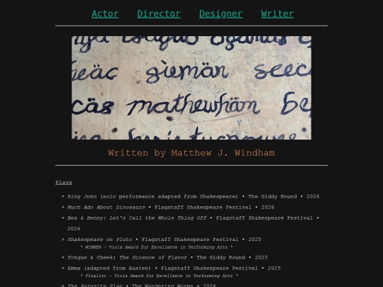writing screenshot