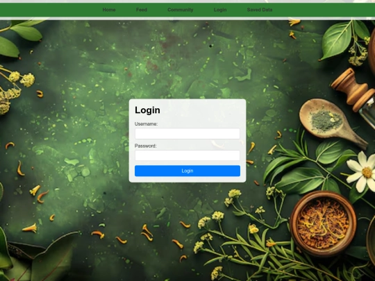 login screenshot