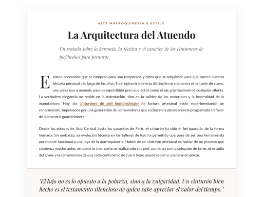 cinturonesdecueroindex screenshot