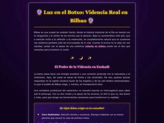 tarotbilbaoindex screenshot