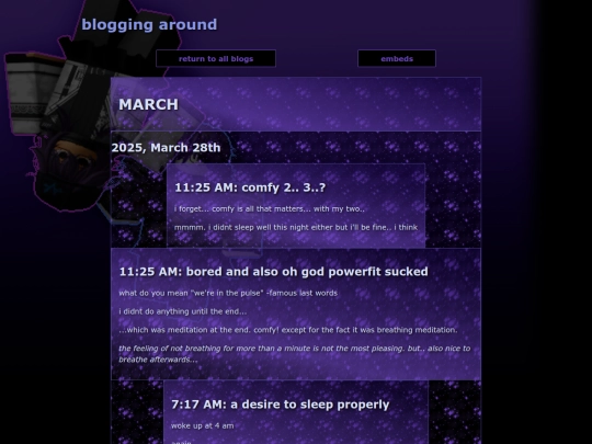 blog-march screenshot