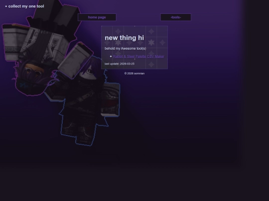 toolshomepage screenshot