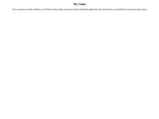 Links screenshot