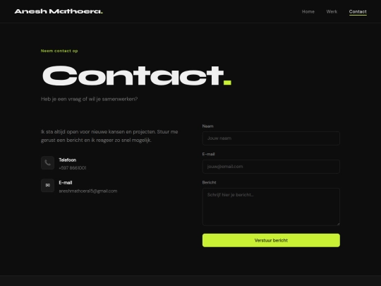 contact screenshot