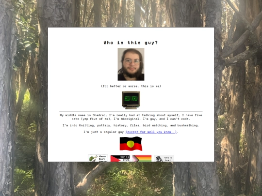 about/aboutme screenshot