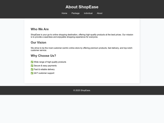 project/about screenshot