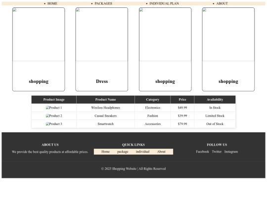 project/home screenshot