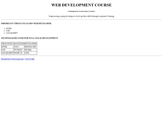 web screenshot