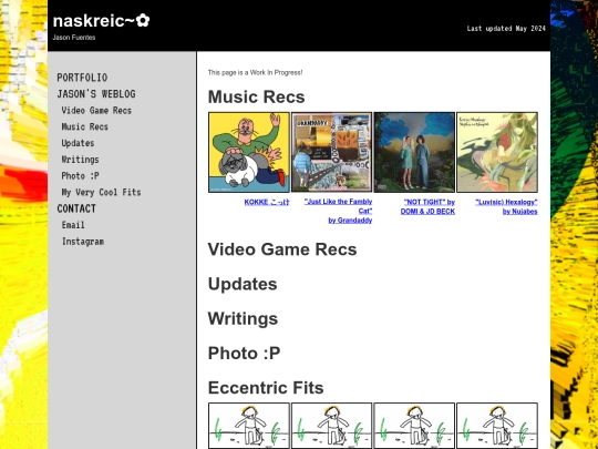 blog screenshot