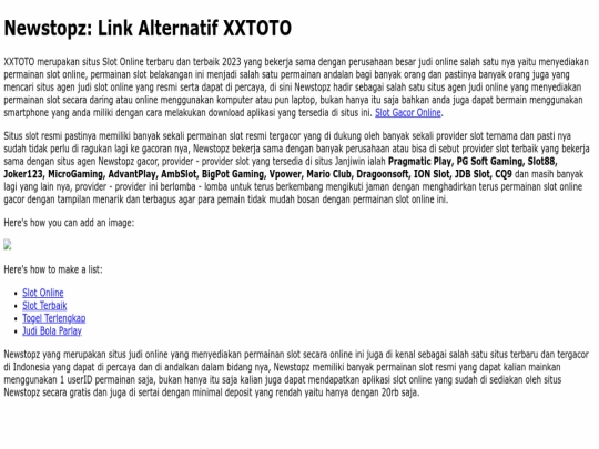 index screenshot