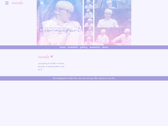 socials screenshot