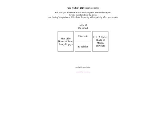 sorter screenshot