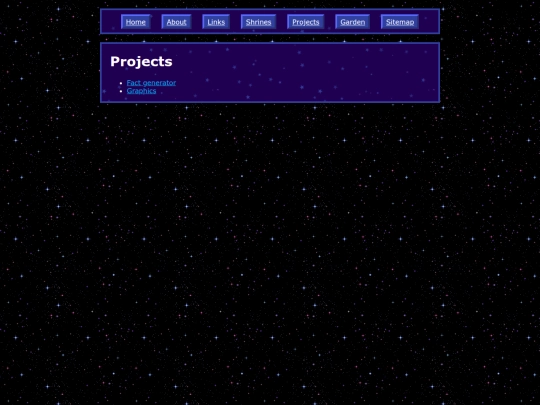 projects screenshot