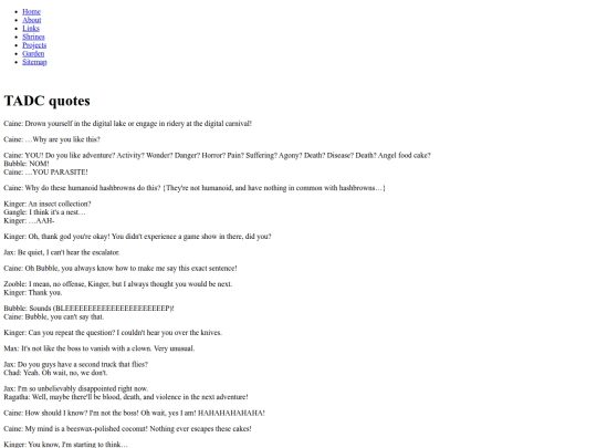 quotes/tadc screenshot