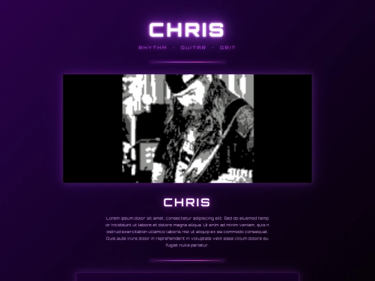 Chris.html screenshot