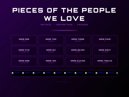 Links screenshot