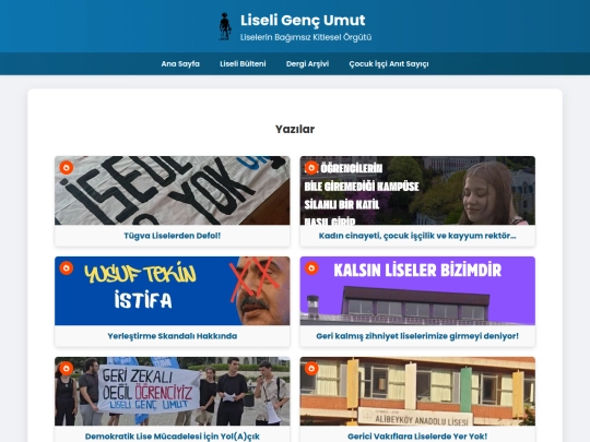 liselibülteni screenshot