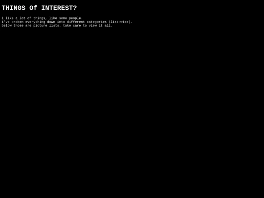 favorites screenshot