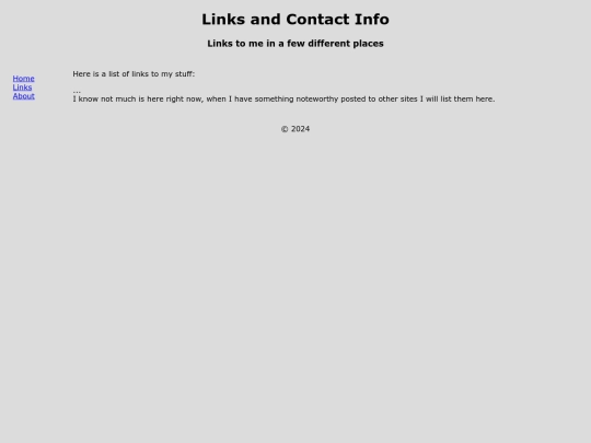 Links screenshot