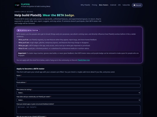 beta screenshot