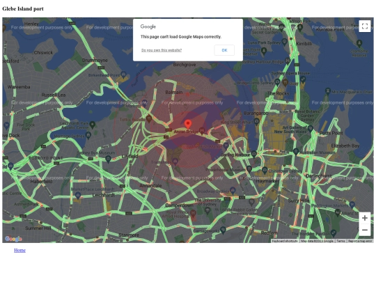 Utopia/GoogleMapsGlebeIsland screenshot