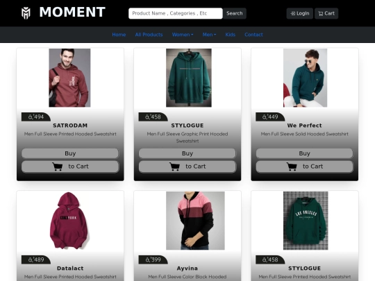 M-hoodies screenshot